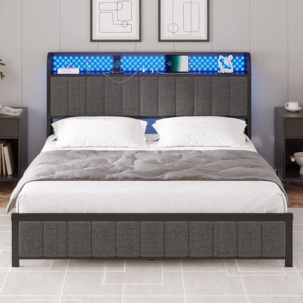 Ivy Bronx Cainen Metal Bed Wayfair